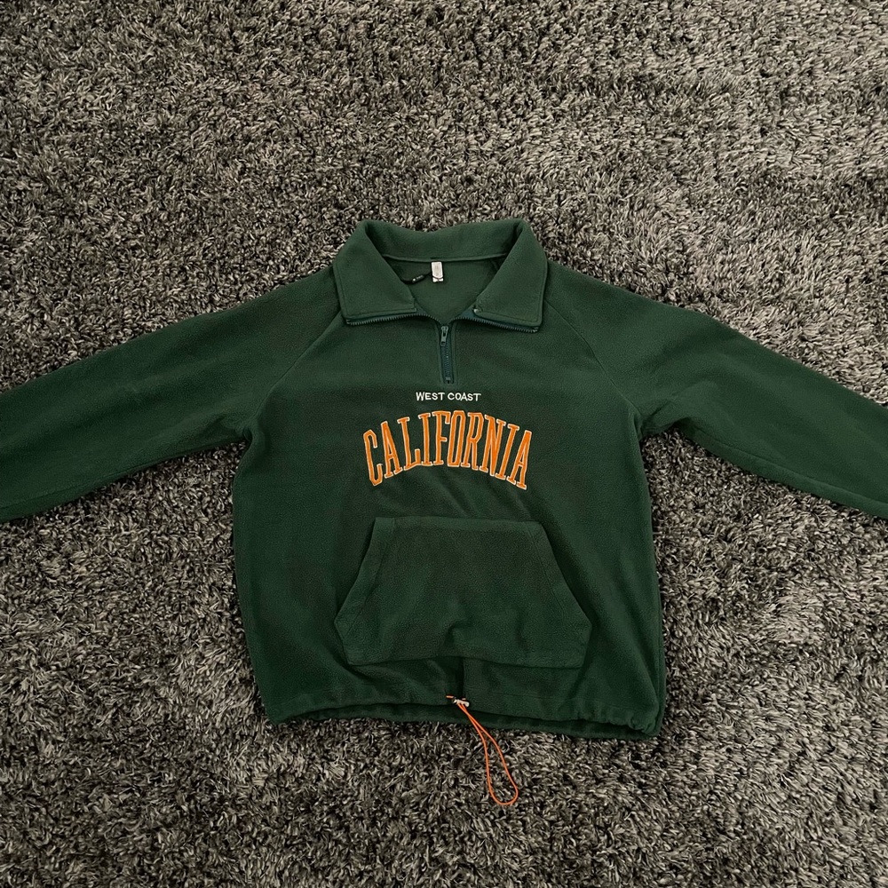 West coast California green Quieter zipper size XL.